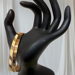 Set of 2 Vintage MONET Bangles